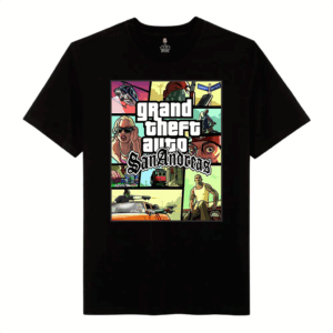 Camisa Preta Grand Theft Auto San Andreas