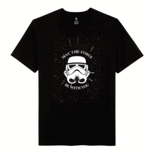 Camisa Preta StarWars - Stormtrooper