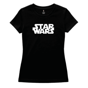 Camisa Preta Baby Look StarWars